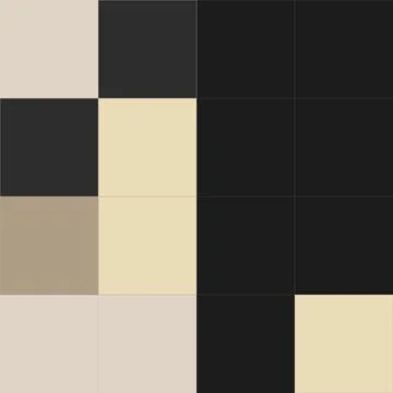 Abstract minimalist geometric composition with black and beige color block .. Stock Illustration