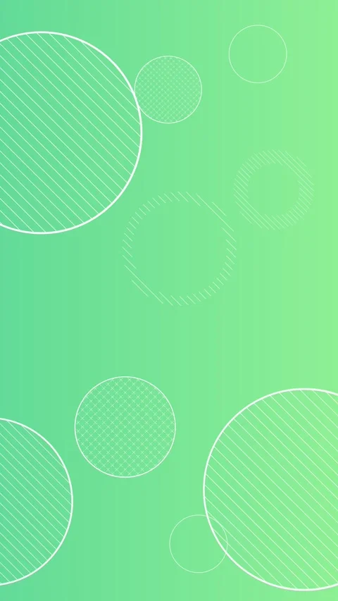 Abstract Minimalist Green Circle Pattern Animation. Stock Footage 317302815