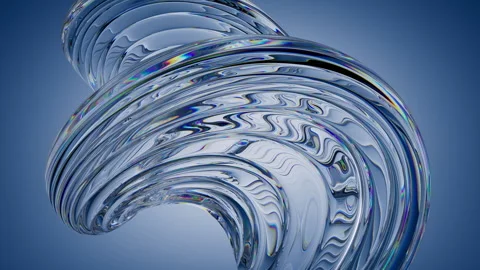 Abstract minimalist light blue background. Vídeo Stock 317053976