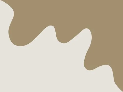 Abstract Minimalist Wavy Two-Tone Background Stock Illustration