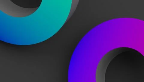 Abstract Minimalistic 3D Background. Illustrazione stock