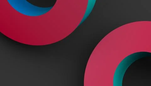 Abstract Minimalistic 3D Background. Illustrazione stock