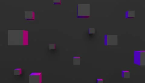 Abstract Minimalistic 3D Background. Illustrazione stock