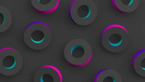 Abstract Minimalistic 3D Background. Illustrazione stock