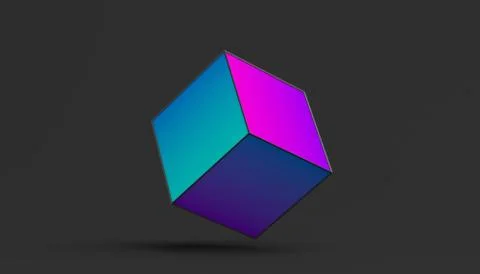 Abstract Minimalistic 3D Background. Illustrazione stock