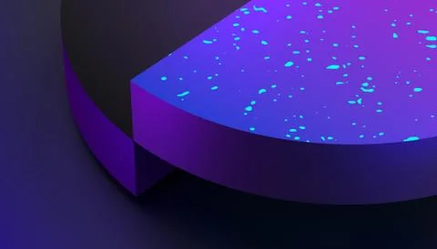 Abstract Minimalistic 3D Background Stock-Illustration