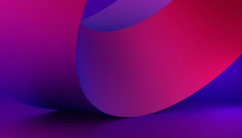Abstract Minimalistic 3D Background Stock Illustration