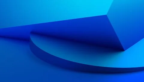 Abstract Minimalistic 3D Background Illustrazione stock