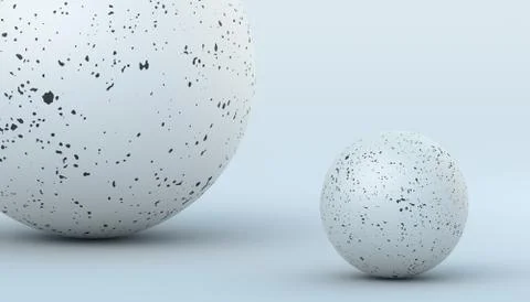 Abstract Minimalistic 3D Background Stock Illustration