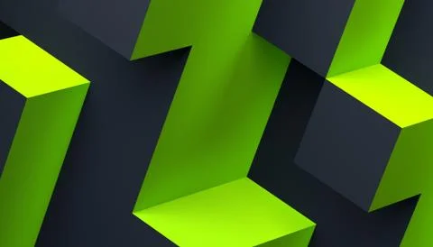 Abstract Minimalistic 3D Background Illustrazione stock