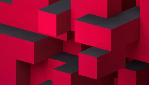 Abstract Minimalistic 3D Background Stock Illustration