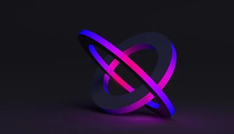 Abstract Minimalistic 3D Background Stock Illustration