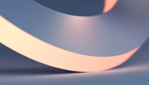 Abstract Minimalistic 3D Background Illustrazione stock