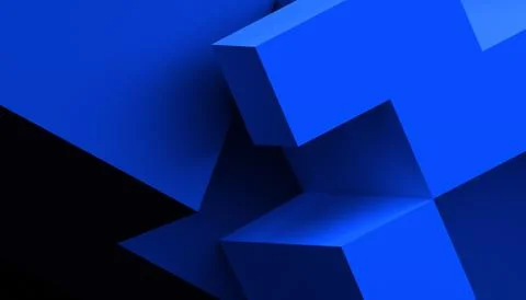 Abstract Minimalistic 3D Background Illustrazione stock