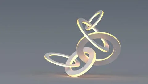 Abstract Minimalistic 3D Background Stock-Illustration