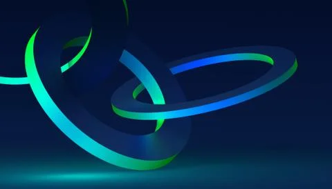 Abstract Minimalistic 3D Background Illustrazione stock