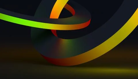 Abstract Minimalistic 3D Background Illustrazione stock