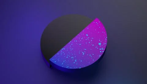 Abstract Minimalistic 3D Background Stock Illustration