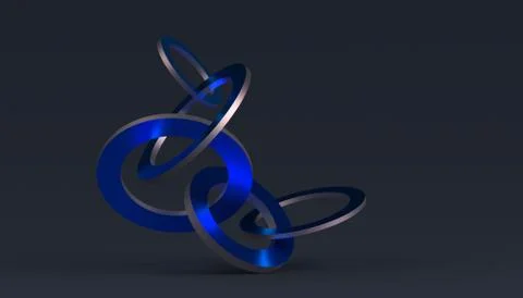 Abstract Minimalistic 3D Background Stock Illustration