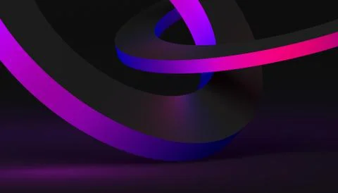 Abstract Minimalistic 3D Background Stock Illustration