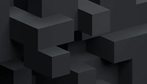 Abstract Minimalistic 3D Background Stock Illustration