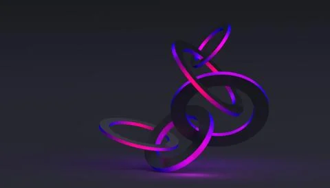 Abstract Minimalistic 3D Background Stock Illustration