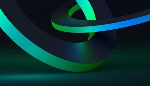 Abstract Minimalistic 3D Background Illustrazione stock