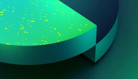 Abstract Minimalistic 3D Background Stock Illustration