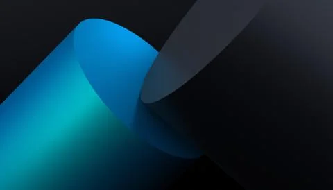 Abstract Minimalistic 3D Background Stock Illustration