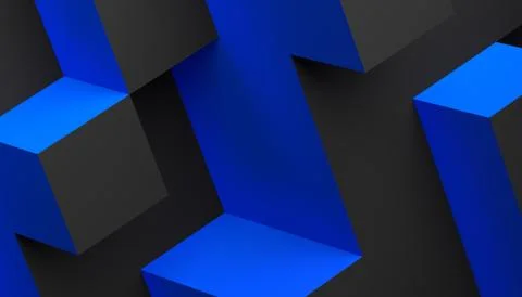 Abstract Minimalistic 3D Background Stock-Illustration