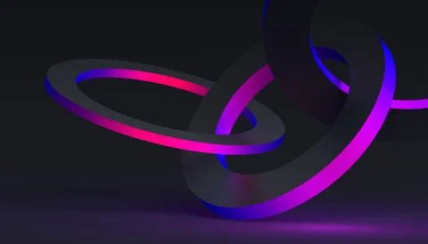 Abstract Minimalistic 3D Background Stock Illustration