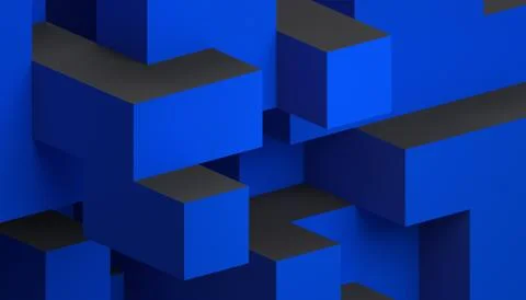 Abstract Minimalistic 3D Background Stock Illustration