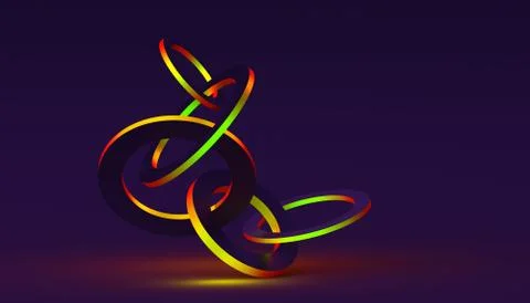 Abstract Minimalistic 3D Background Illustrazione stock