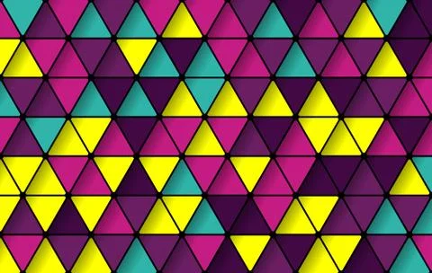 Abstract minimalistic background with triangles shapes. Illustrazione stock