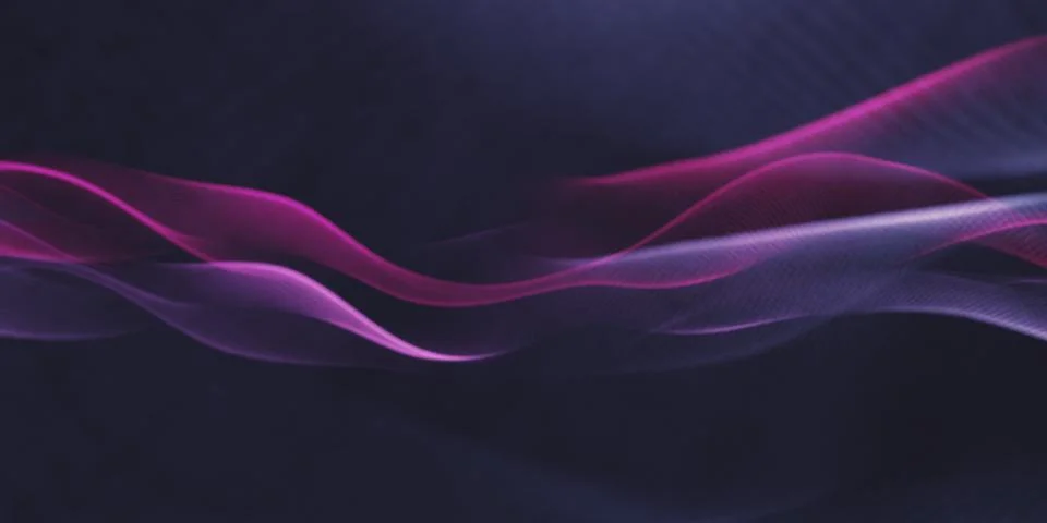 Abstract minimalistic colored wave background Stock Illustration