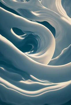 Abstract minimalistic milk waves pattern Illustrazione stock