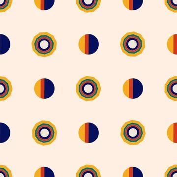 Abstract minimalistic pattern for use in textile or packaging design Stock Illustration
