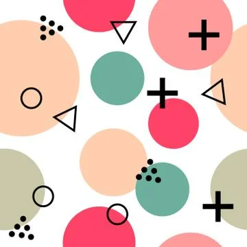 Abstract minimalistic seamless pattern Stock Illustration