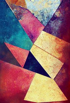 Abstract minimalistic tiffany glass pattern 스톡 일러스트