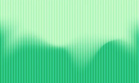 Abstract mint green background with 3D fluted vertical texture and bright w.. Stock Illustration