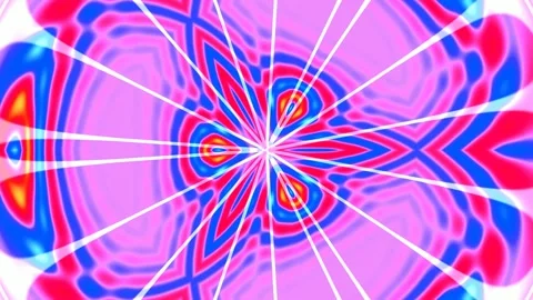 Abstract Mint Green Flower Shape Motion Graphic Background Stock Footage 332563864