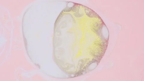 Abstract mint green fluid motion with soft liquid swirls and bubbles Stock Footage 331666021