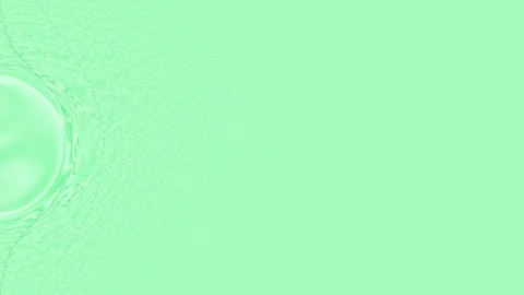 Abstract Mint Green Ripple Waves Minimalist Background Loop Stock Footage 334643347