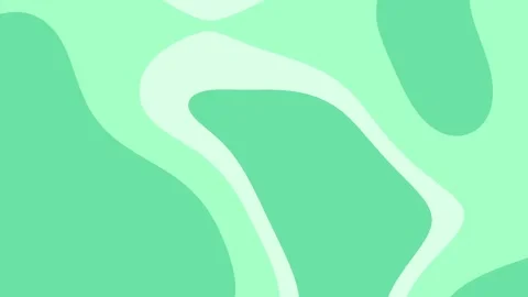Abstract mint green shapes background in a wavy pattern Stock-Footage 300999772
