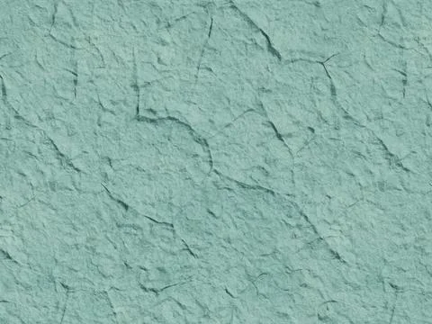 Abstract Mint Green Stone Texture – Wrinkled Crumpled Paper Effect Background Stock Illustration