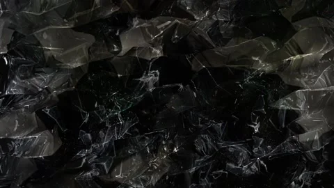 An abstract 'mirror' background animation, using wire frames and broken 스톡 동영상 149068064
