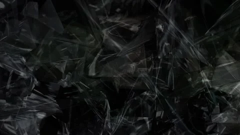 An abstract 'mirror' background animation, using wire frames and broken 스톡 동영상 149978868