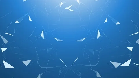 Abstract mirror triangle shapes animation Vídeo Stock 127395777
