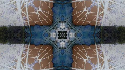 Abstract mirrored Visual Stock Footage 150008403