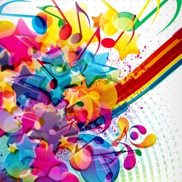 Abstract mixed background Stock Illustration